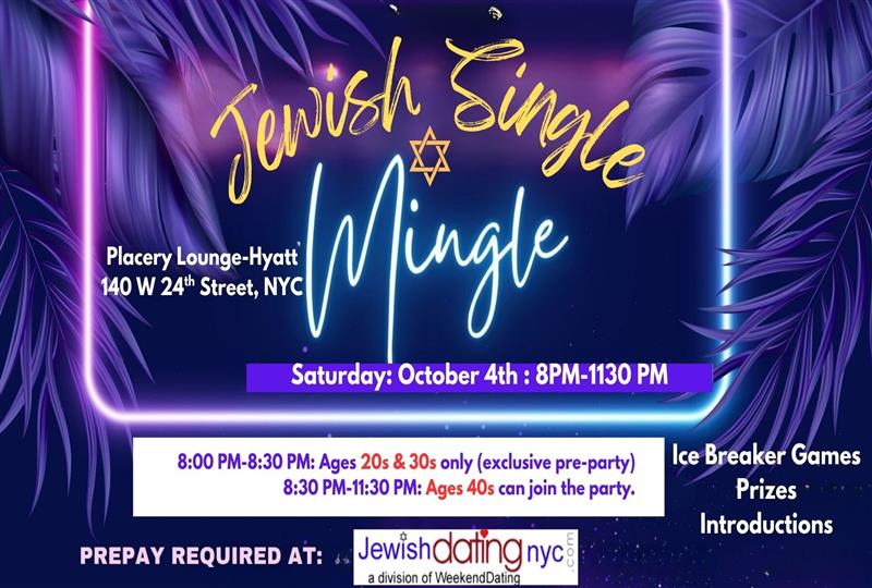 Jewish Singles Mixer NYC